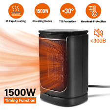 1500w Electric Space Heater Ptc Ceramic Fast Heating Quiet Heater Cooler Fan