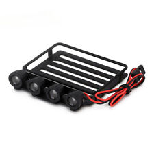 Injora Luggage Carrier Roof Rack W Lights For 124 Rc Car Axial Scx24 Gladiator