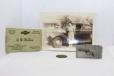 Vintage Rare Chevy Money Clip Coin Pad Sign Dealership Car Premium Gas Oil