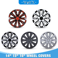 14 15 16 Set Of 4pcs Wheel Covers Snap On Full Hub Caps For Tire Steel Rim