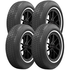 Qty 4 15580r13 Tornel Classic 79s Sl White Wall Tires