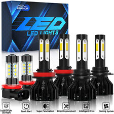 6x Car Led Lights For Toyota Camry 2007-2014 Led Headlight Fog Light Bulbs Kit