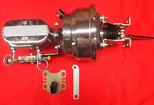 1954-1956 Ford Chrome Power Brake Booster And Master Cylinder With Pro Valve 7