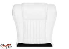 1996-1999 Pontiac Firebird Trans Am -driver Side Bottom Leather Seat Cover White