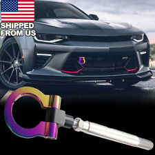 Sport Racing Style Neo Glossy Chrome Tow Hook For Chevy Camaro Ss Zl1 2016-2020