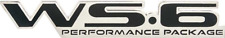 Reproduction Black Rear Bumper Emblem 1996-2002 Pontiac Firebird Trans Am Ws6