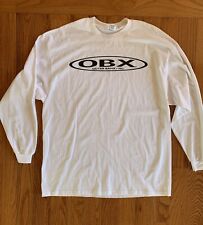 Obx Outer Banks North Carolina White Cotton Long Sleeve Crewneck T Shirt 2xl