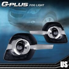 Fit For 2010-2016 Chevy Equinox Front Fog Lamp Fog Light Pair Lh Rh Clear Lens