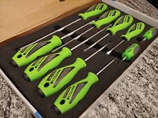 Matco Tools 10 Piece Top Torque Ii Screwdriver Set - Fluorescenthi Viz