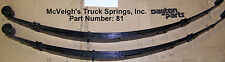 Rear Leaf Springs 70-73 Cuda 1970-1974 Challenger With 2 Lift