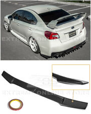 For 15-21 Subaru Wrx Sti Primer Black Rear Gurney Flap Wing Spoiler Extension