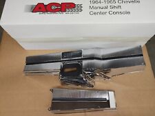 1964 1965 Chevelle El Camino 4-speed Console With Boot And Rear Lens Repro