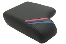 Center Console Armrest Leather Synthetic For Bmw E36 92-99 M Style Stripes