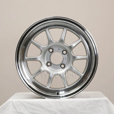 4 Pcs Rota Wheel Gt3 16x7 4x100 40 67.1 Royal Silver