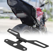 Universal Adjustable Up Flip Motorcycle License Plate Bracket Eliminator Holder