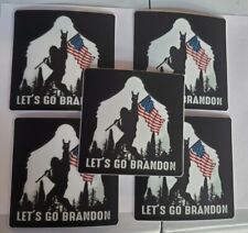 Fjb Sasquatch Joe Biden Stickers 5 Pack Lot Big Foot Lets Go Brandon