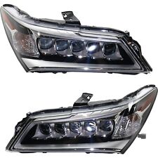 Headlight Assembly Set For 2014 2015 2016 Acura Mdx Left And Right Led With Bulb