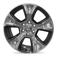 New Oem Wheel For 2014-2023 Dodge Ram 1500 20 Inch Machined Charcoal Alloy Rim