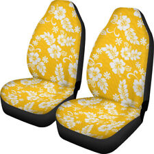 Rainbow Flower Printed Car Seat Cushion Cover Two-piece Cushion Cover Seat Cover