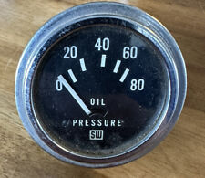 Vintage Stewart Warner Oil Pressure Gauge