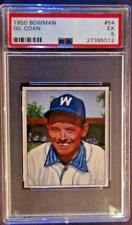 1950 Bowman Baseball 54 Gil Coan Psa 5 Excellent Washington Senators