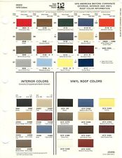 1979 Amc Spirit Concord Pacer Jeep Cj Cherokee Wagoneer Pickup Paint Chips Ppg