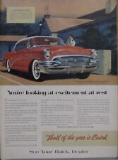 1955 Buick Super 2dr Ht Ad Red