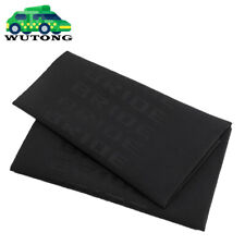 Full Black Jdm Bride Fabric Cloth For Car Seat Panel Armrest Decoration 1m1.6m