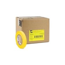 3m 06652 Crepe Paper Automotive Refinish Tape 34 Inch 48-pack Yellow