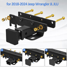 2 Inch Tow Hitch Trailer Kit For 2018-2024 Jeep Wrangler Jl Jlu Hitch Receiver
