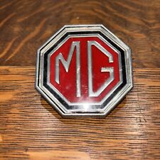 Vintage Mg Emblem Badge Metal Chrome Oem Bolt On Vintage Mg Mgb