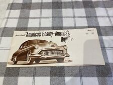 1951 Buick Mailer Brochure Roadmaster Riviera Super Special Excellent Original