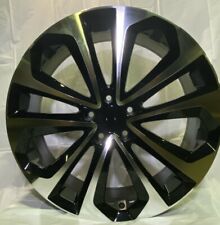 18 Black Machined Wheels Hfp Style Fits Acura Tsx Tl Brand New Alloy W302