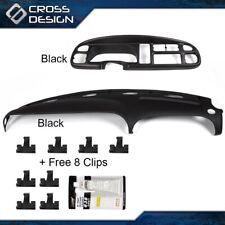 Dash Bezeldashboard Cover Overlay With Clips Fit For 98-02 Dodge Ram Pickup