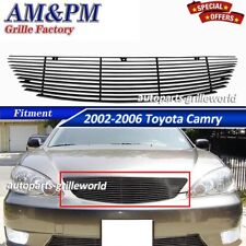 Fits 2002-2006 Toyota Camry Main Upper Black Billet Grille Front Grill Insert