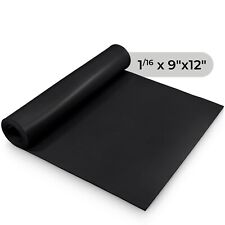 Black Silicone Sheet 60a 116 X 9 X 12 Rubber Mat Made In Usa Gasket Material
