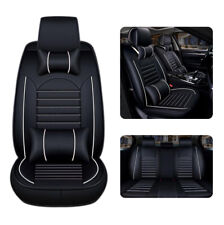 For Ford Mustang Car Seat Covers Pu Leather Full Set Cushion Pad Mat - 5 Seats