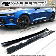 For 16-24 Chevy Camaro Mdp Zl1 Style Side Skirt Rocker Panel Extension Lips