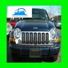 02-11 Jeep Liberty Chrome Trim For Grill Grille 03 04 05 06 07 08 09 10 2010