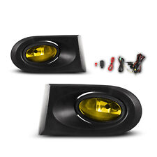 Yellow Lens Fog Lights For 2002-2004 Acura Rsx Lamps Wwiring Switch Kits Pair
