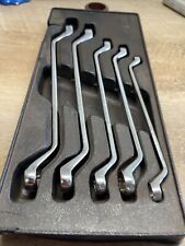 Snap-on 5pc 12pt Metric Flank Drive 60 Deep Offset Box Wrench Set Xom605