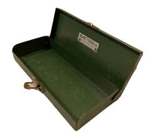 Vintage S-k Metal Box Only Riveted Green Tools