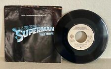 Superman The Movie Theme From Superman 1978 Warner Brospicture Sleeve 45 Record