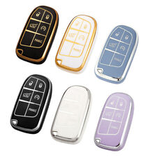 Offcurve Keyless Remote Key Fob Cover Shell Case For Dodge Ram Jeep 5 Button