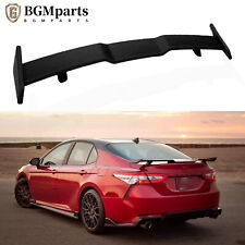 For 2018-2021 Toyota Camry Trd Style Rear Trunk Spoiler Wing Lip Matte Black
