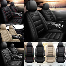 Car 5 Seat Front Rear Covers Cushion Faux Leather For Jeep Liberty 2007-2012
