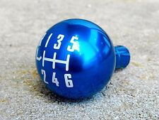 Blue Cnc Billet Racing Shift Knob For 05-14 Ford Mustang 12x1.25mm - 6 Speed Mt