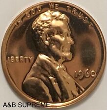 1960 Lincoln Memorial Cent Large Date Gem Proof Penny