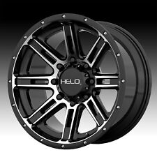 Helo He900 18x9 Black And Silver Aluminum Wheel Rim 8x165.18x6.5