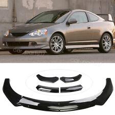 For Acura Rsx 2002-2006 Black Front Bumper Lower Lip Spoiler Splitter Body Kit